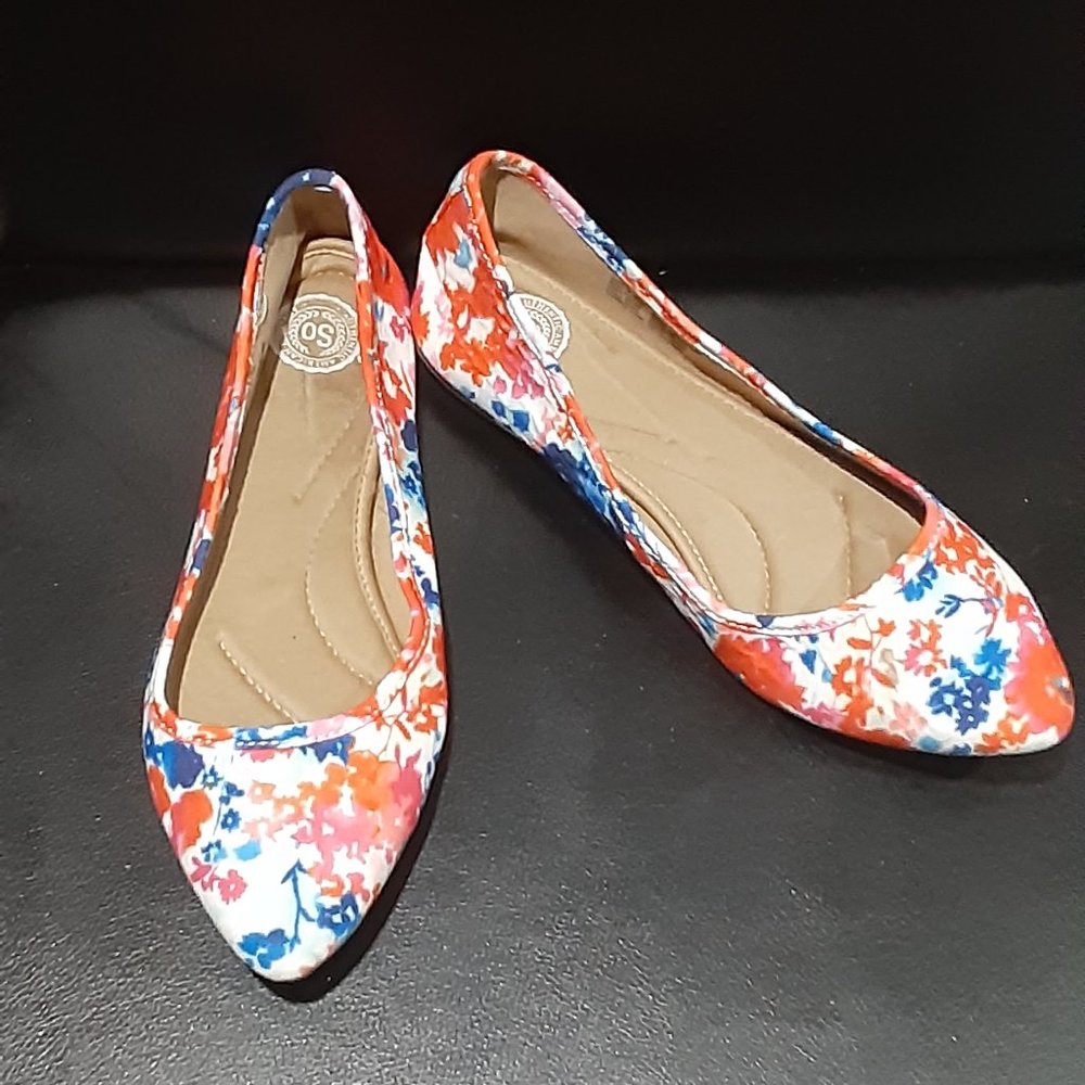 Flower Multi-color Ballet Flats